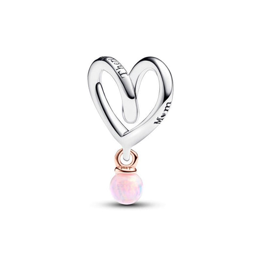 Wrap Heart Mom Bead Charm