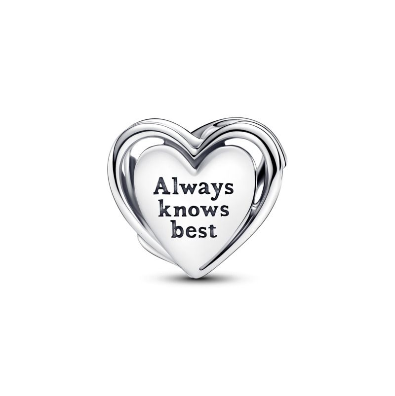 Heart Mom Bead Charm