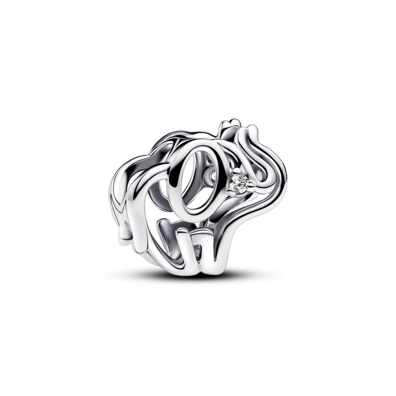 Outline Elephant Charm