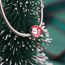 Load image into Gallery viewer, 925 Sterling Silver Thanks from Santa Christmas Bead Charm