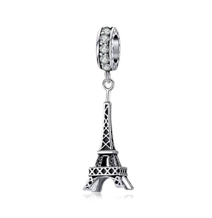 Paris Eiffel Tower CZ Dangle Charm