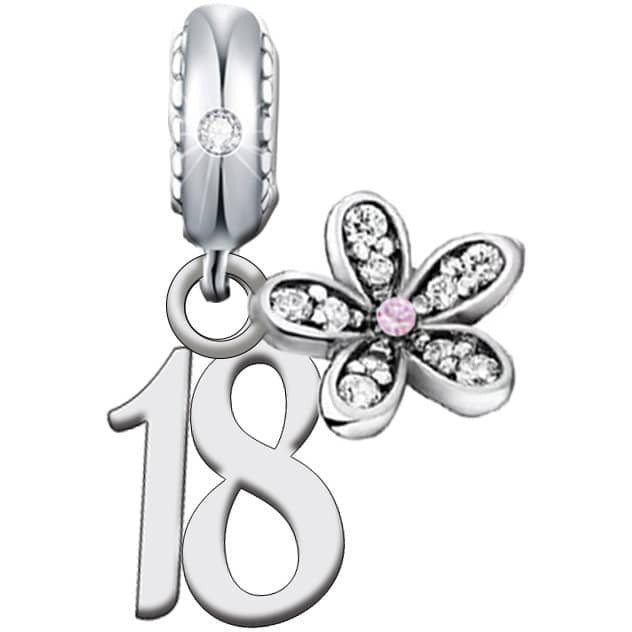 Birthday Daisy Dangle Charm