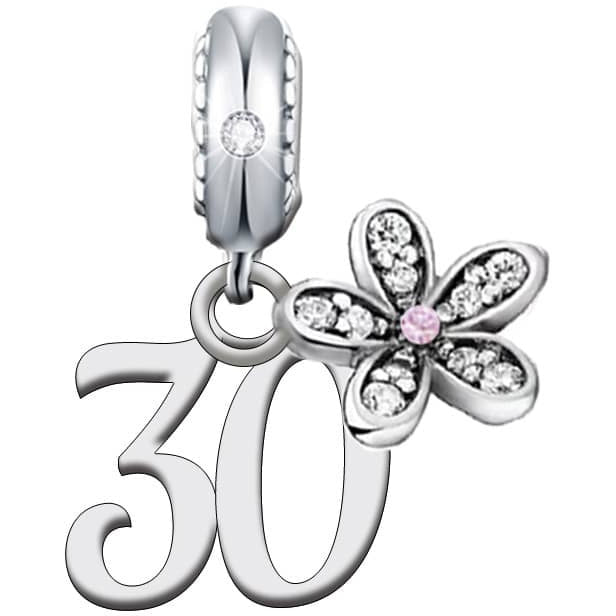 Birthday Daisy Dangle Charm