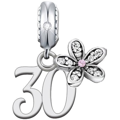 Birthday Daisy Dangle Charm