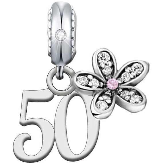 Birthday Daisy Dangle Charm
