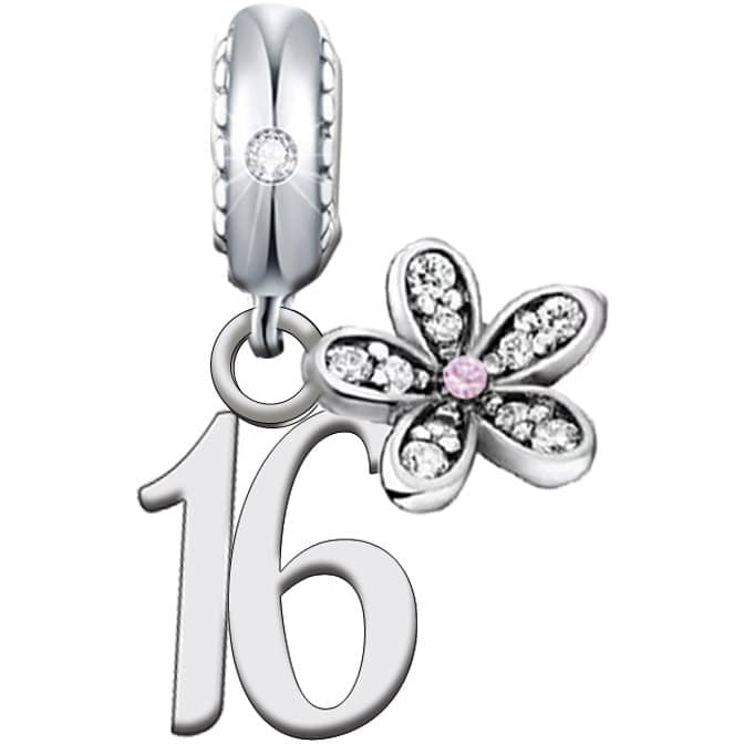 Birthday Daisy Dangle Charm