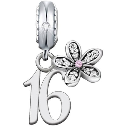 Birthday Daisy Dangle Charm