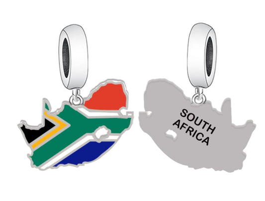 South Africa Flag Dangle Charm
