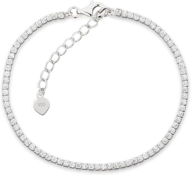 CZ Link Tennis Bracelet