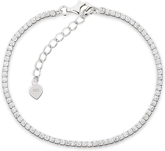 CZ Link Tennis Bracelet