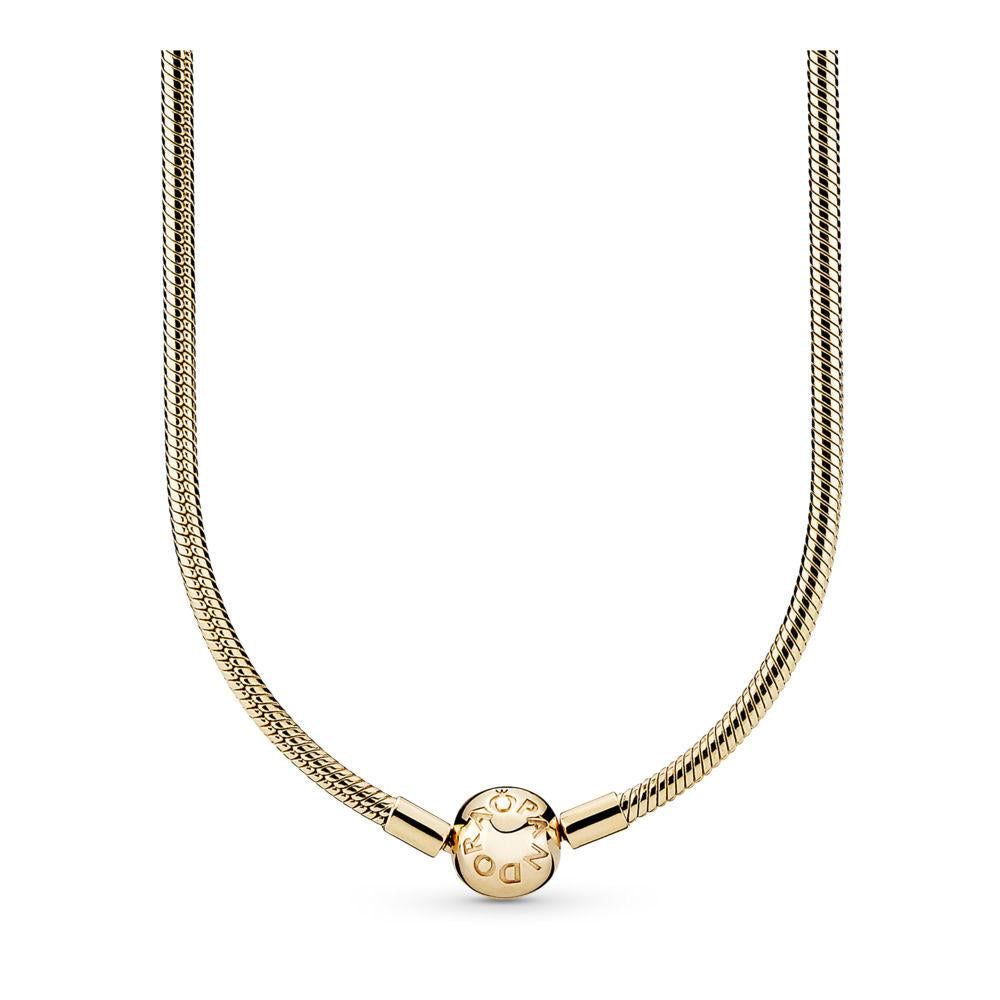 Gold Plated Snake Necklace 45cm