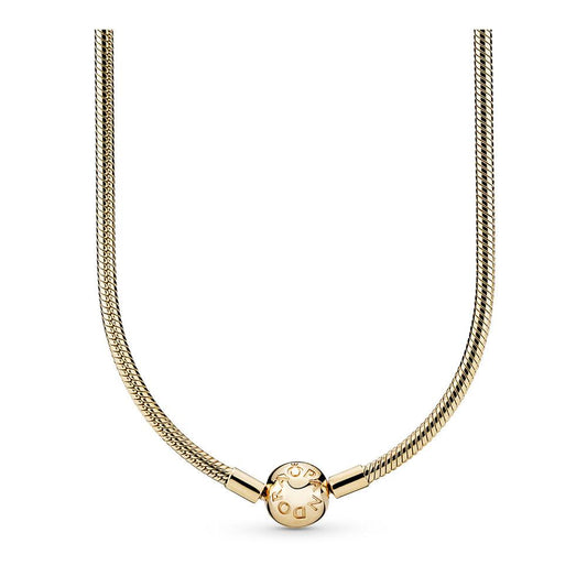 Gold Plated Snake Necklace 45cm