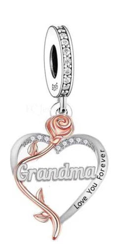 Grandma “Love You Forever” Dangle Charm
