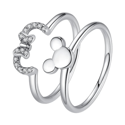 Mickey & Minnie Mouse Ring Set