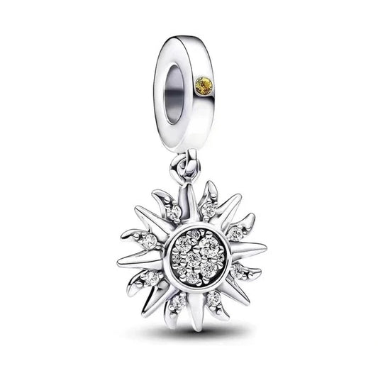CZ Sun Dangle Charm