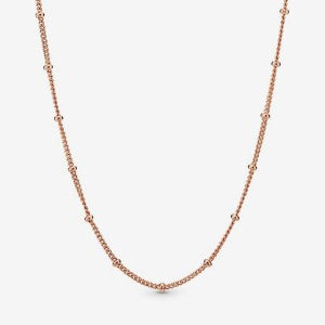 Rose Gold Bead Necklace