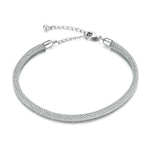 Load image into Gallery viewer, 925 Sterling Silver  Rope Adjustable Charm  Bracelets