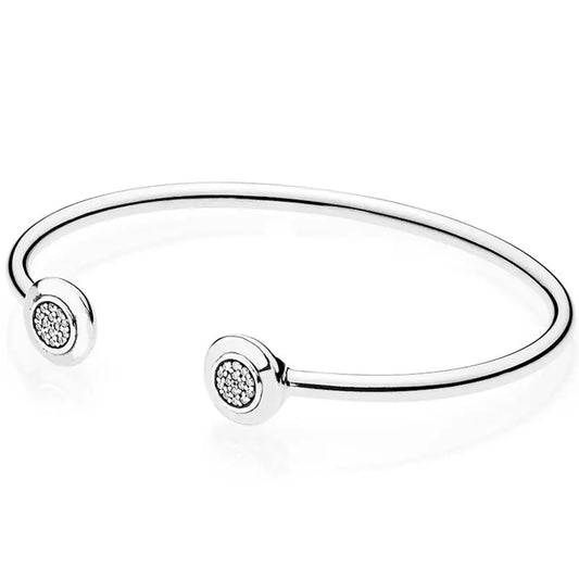 CZ Signature Open Cuff Bangle KIDS Size (15cm)