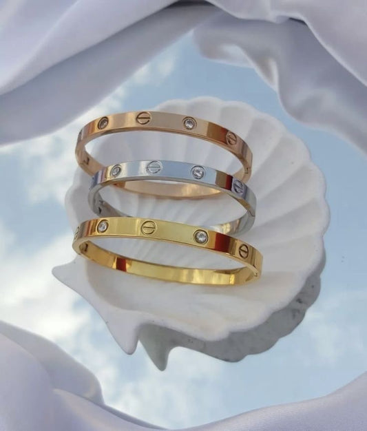 Stainless Steel Iconic Cuff Bangle