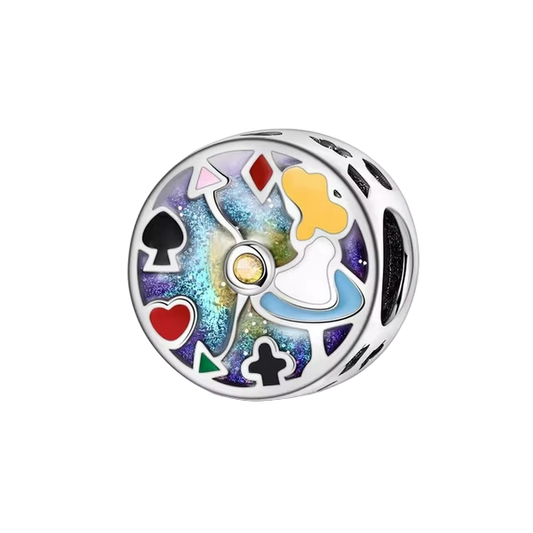 Alice In Wonderland Clock Charm