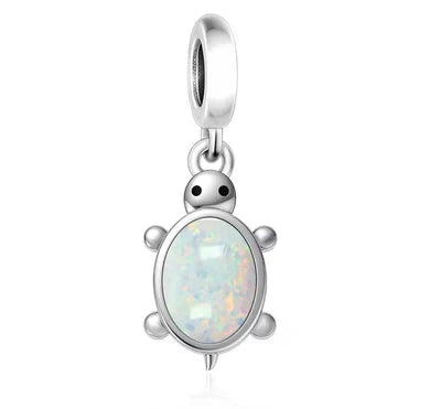Turtle Opal Dangle Charm