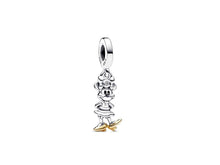 Load image into Gallery viewer, Two Tone Disney 100 Years Minnie Mouse Dangle Charm