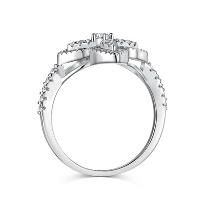 CZ Flower Ring
