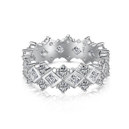 Shimmering Classic Square Anniversary Band