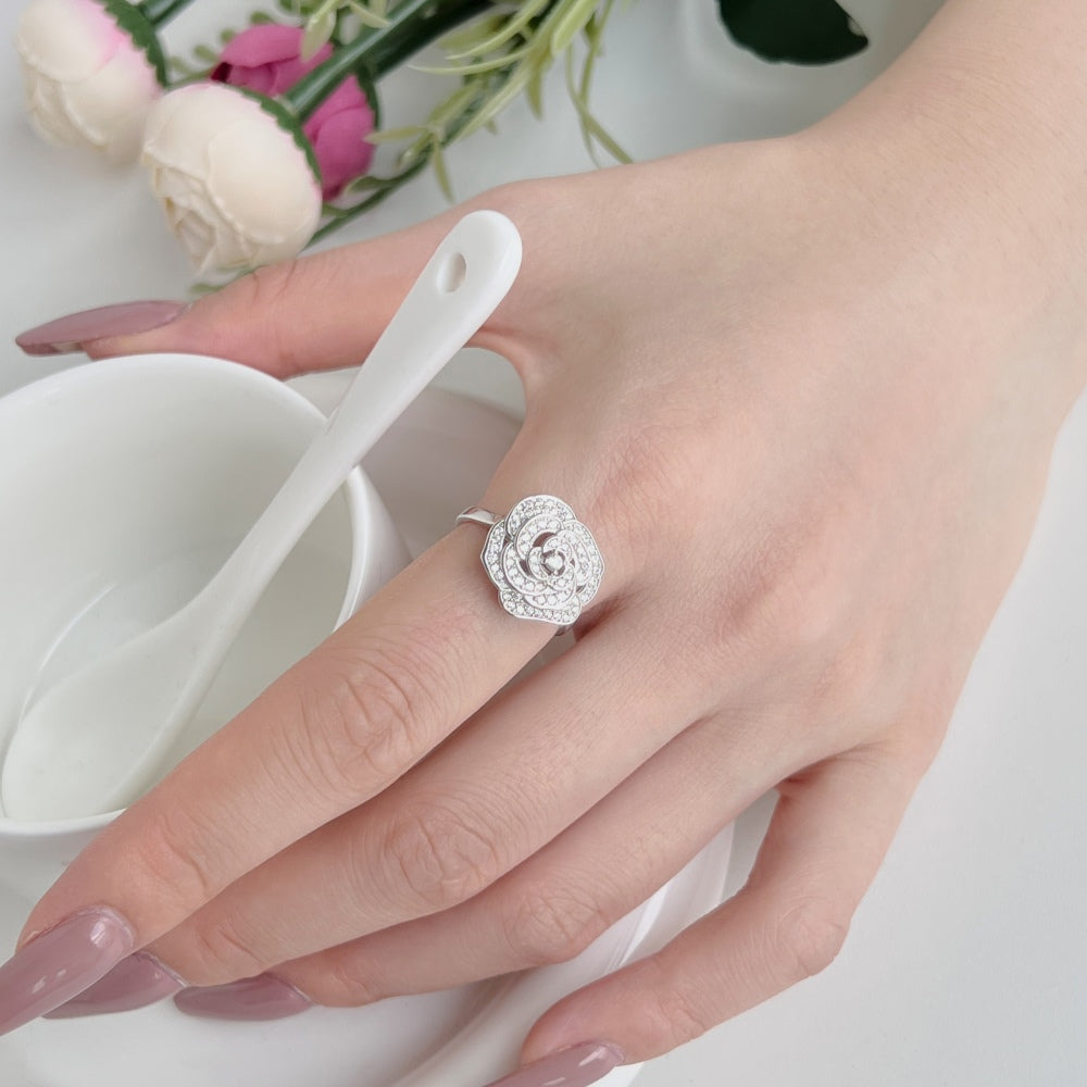CZ Rose Ring