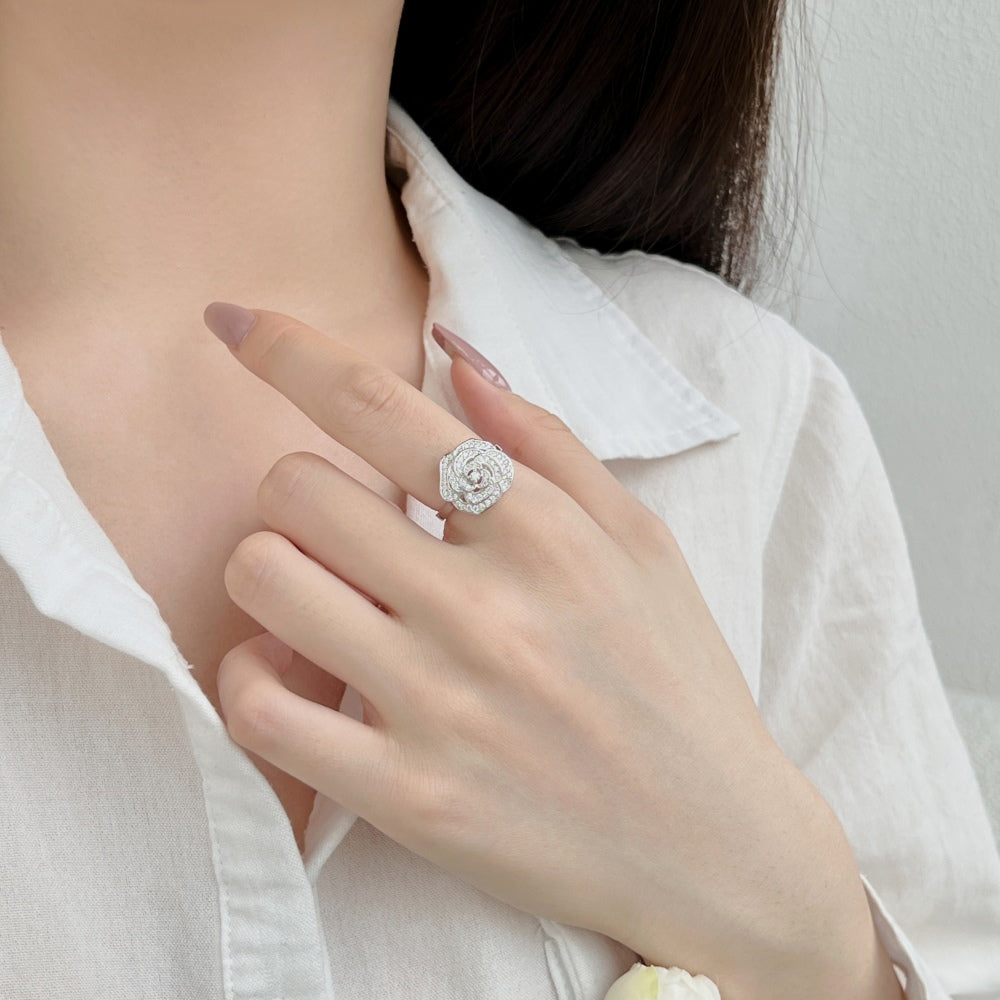 CZ Rose Ring