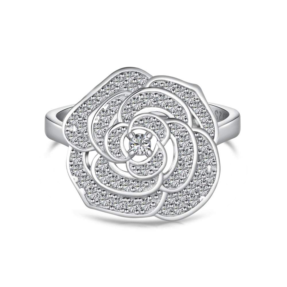 CZ Rose Ring