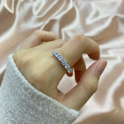 Round CZ Anniversary Band