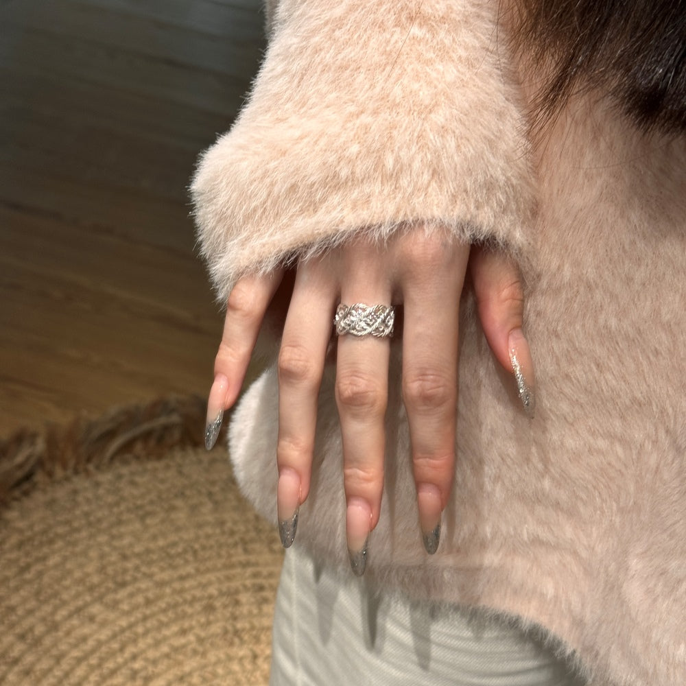 Matt Rope Dress Ring