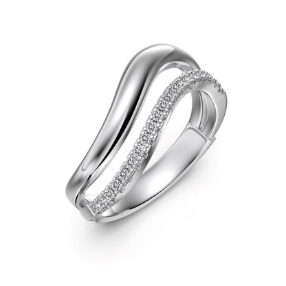 Organically Shaped Stacking Ring