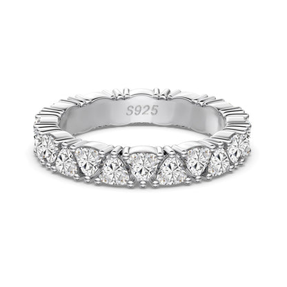 Triangle CZ Anniversary Band