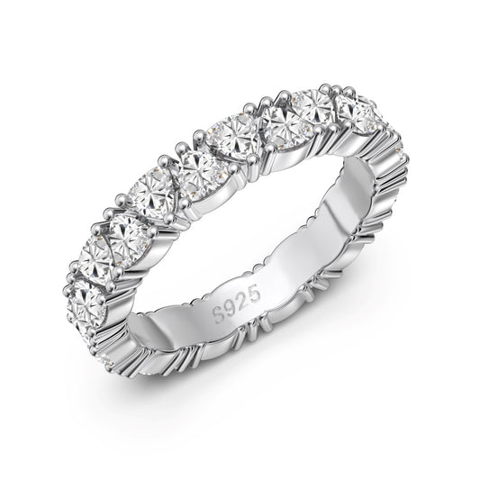 Triangle CZ Anniversary Band