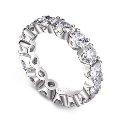 Round CZ Anniversary Band