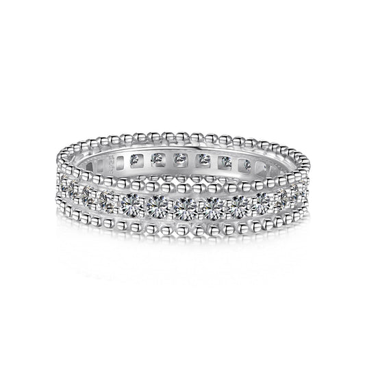Round CZ Anniversary Band