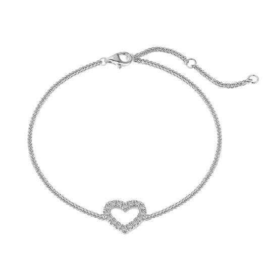 Plain Small Heart Bracelet