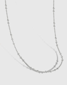 925 Sterling Silver Bead Necklace