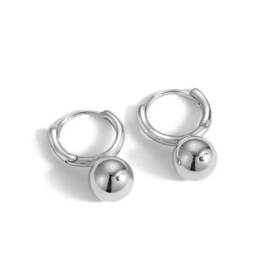 925 Sterling Silver Ball Drop Dangle Earrings
