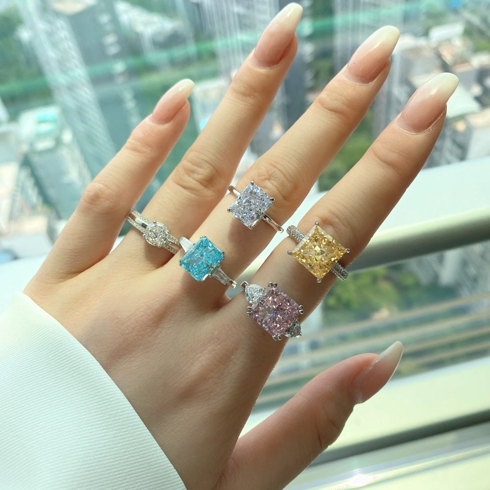 Clear CZ Round Solitaire Ring