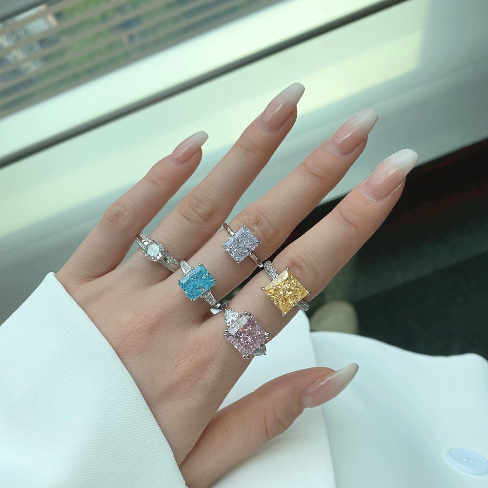 Clear CZ Round Solitaire Ring