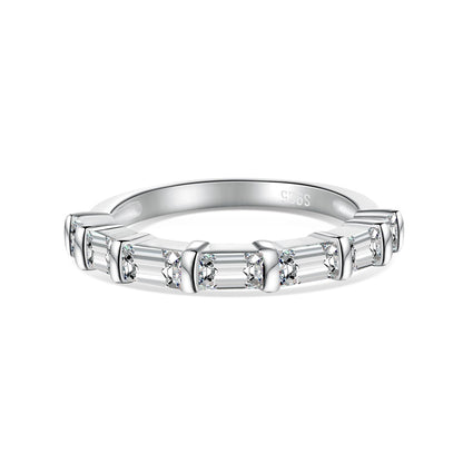 Baguette CZ Anniversary Band Ring