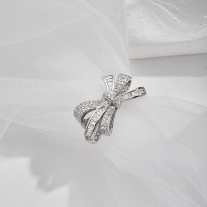 Clear CZ Bow Ring