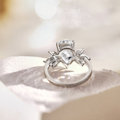 CZ Extravegant Teardrop Ring