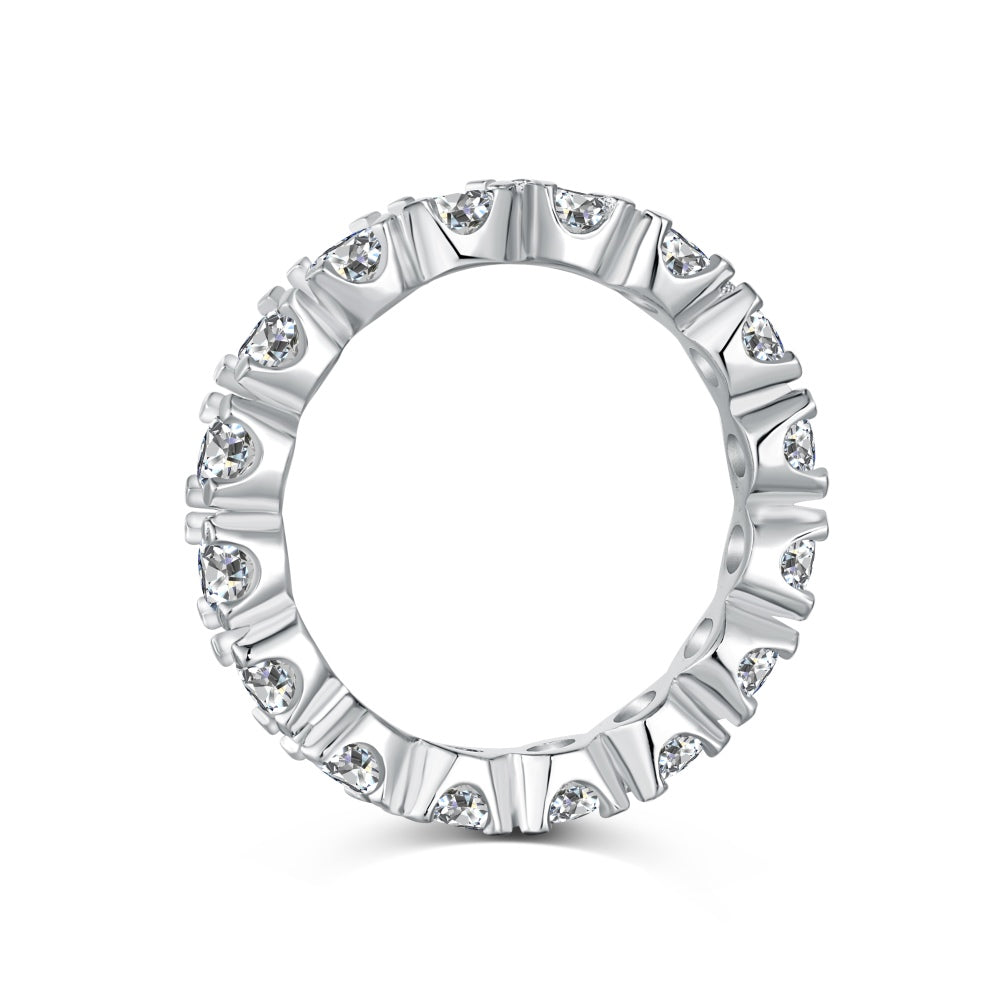 Round CZ Anniversary Band