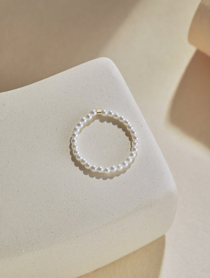 Pearl detail Stretchable Ring