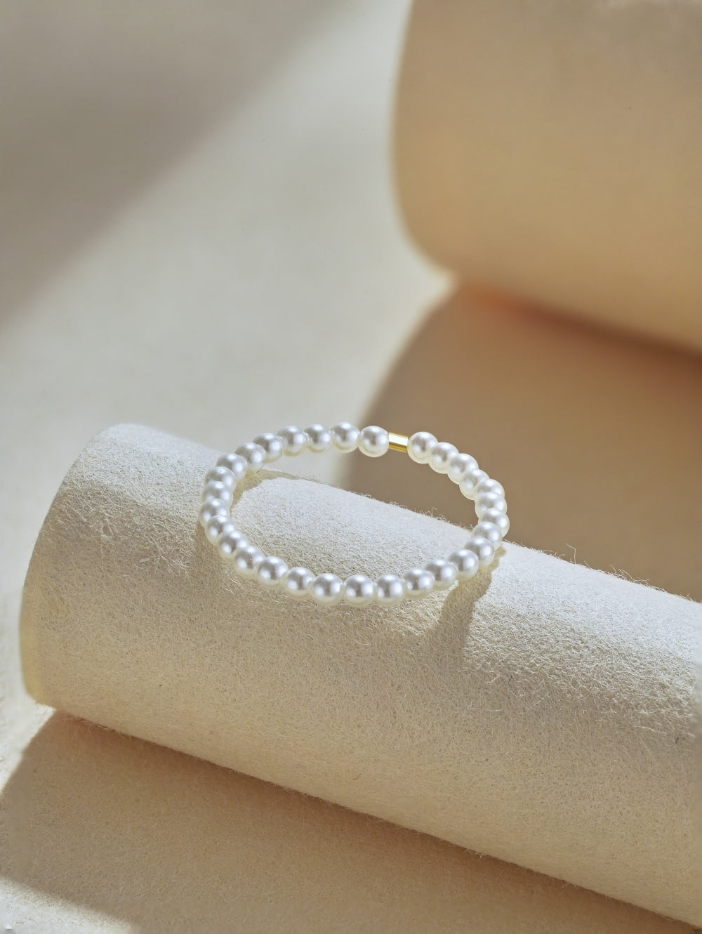 Pearl detail Stretchable Ring