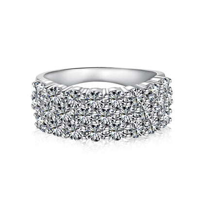 Multi Row CZ Ring